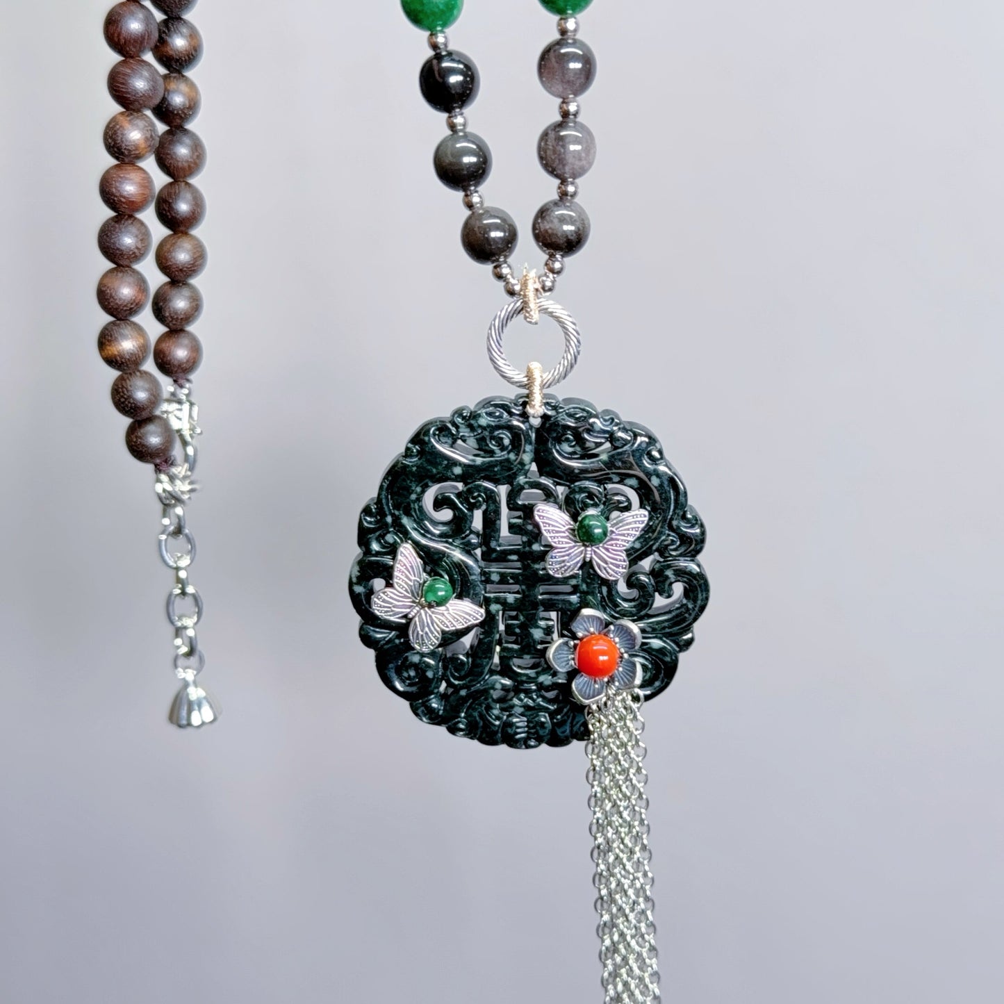 037 jadeite Lucky Charm Pendant2025 Energy High Quality Fashion Jewelry Feng Shui Beads Magnetic Gift