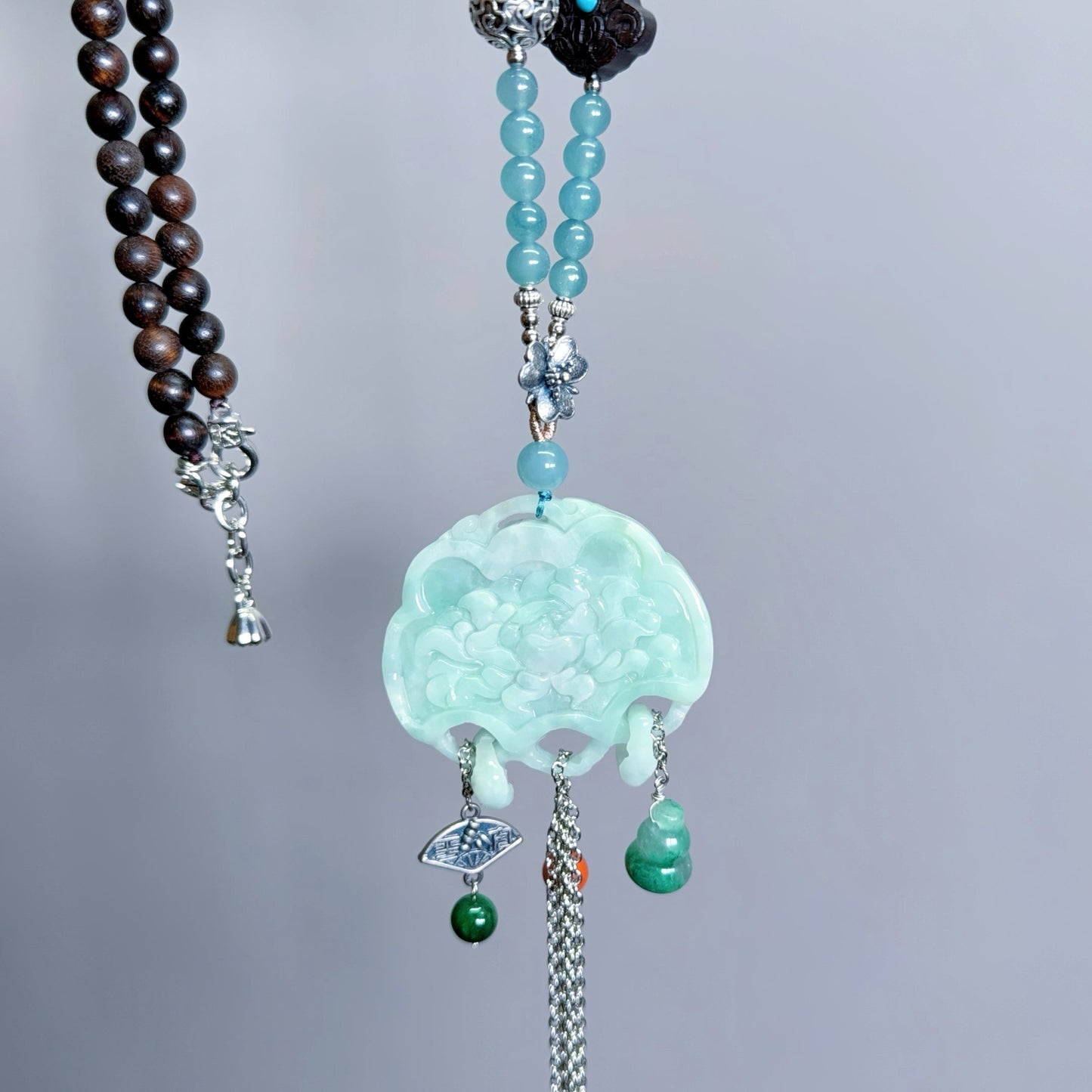 037 jadeite Lucky Charm Pendant2025 Energy High Quality Fashion Jewelry Feng Shui Beads Magnetic Gift