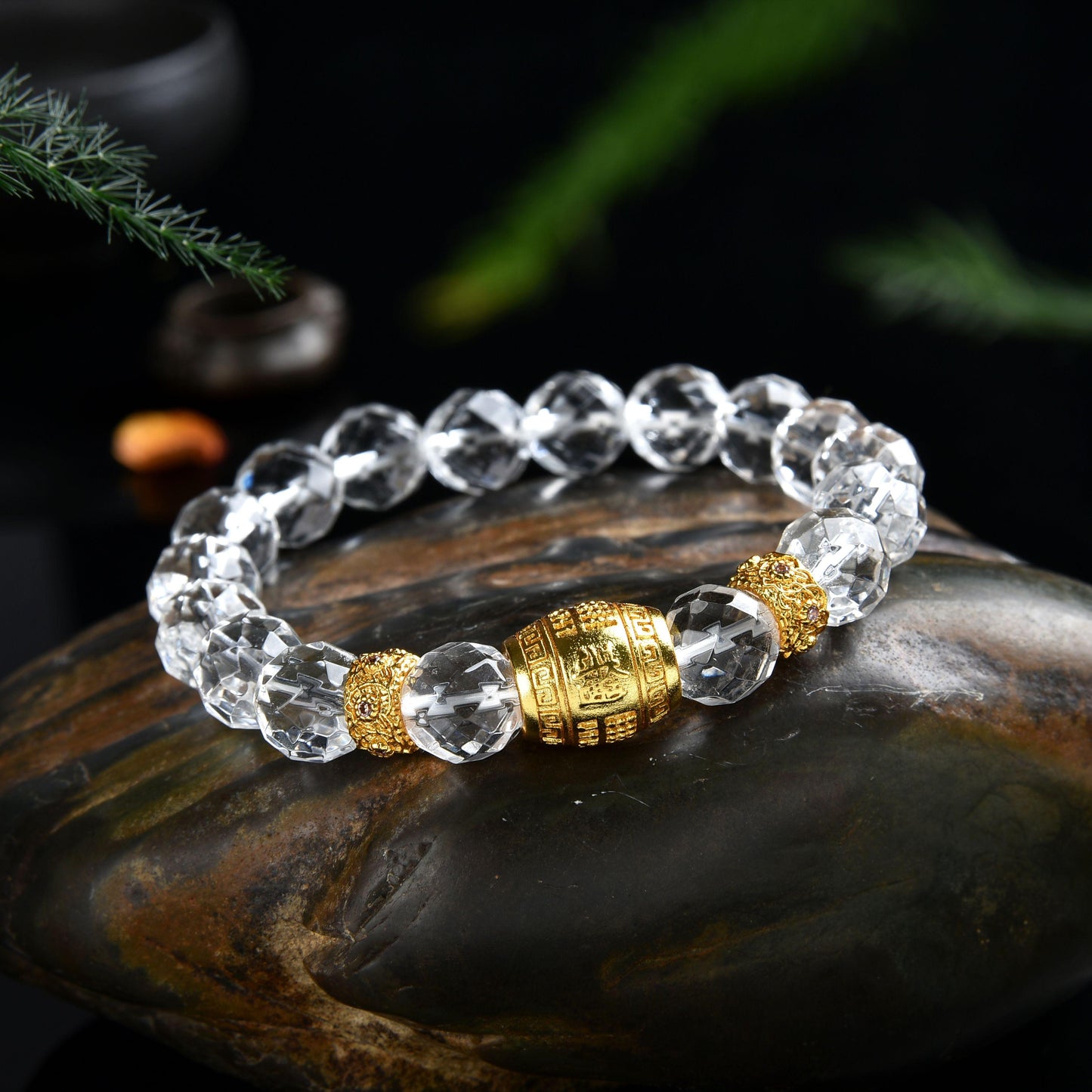 Clear quartz bracelet with certificate. Lucky Charm Bracelet 2024 Fashionable High Quality Energy Bracelet Lucky Bracelet