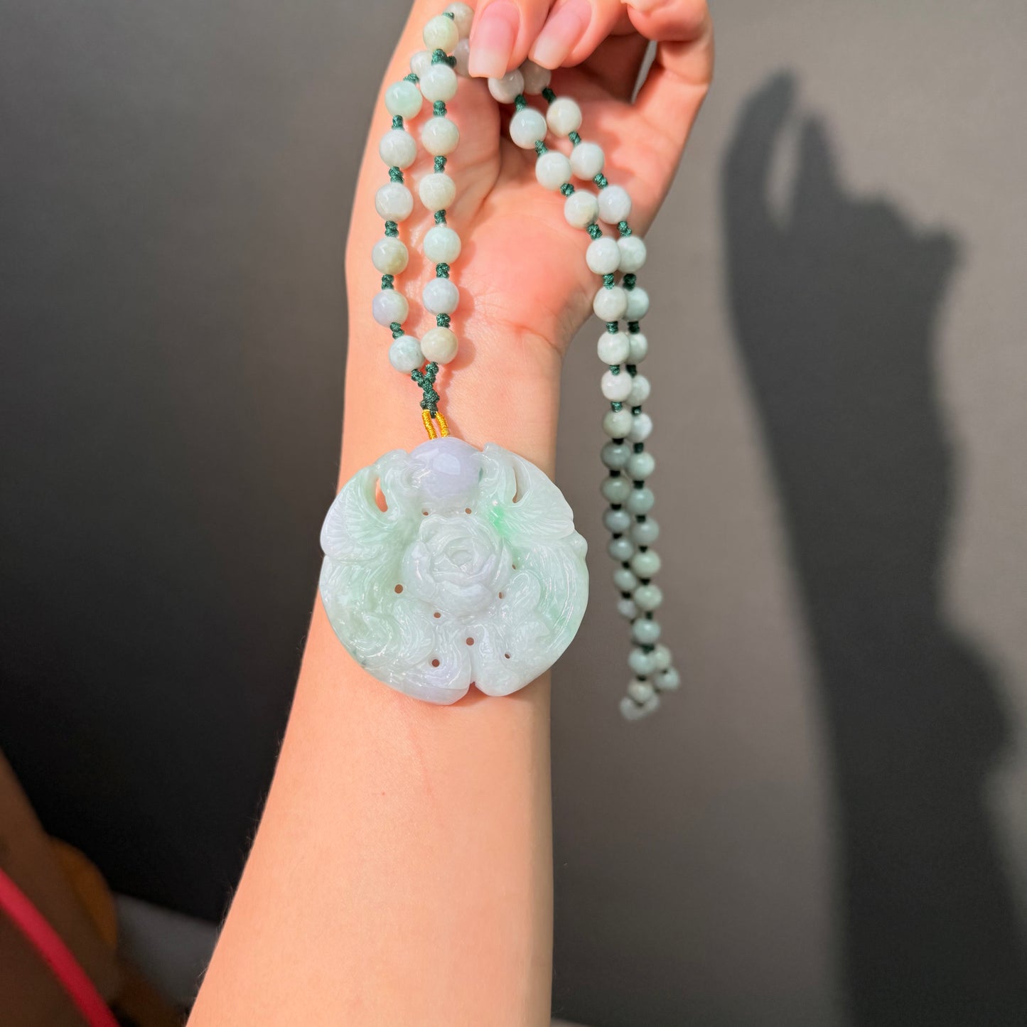 037 jadeite Lucky Charm Pendant2025 Energy High Quality Fashion Jewelry Feng Shui Beads Magnetic Gift
